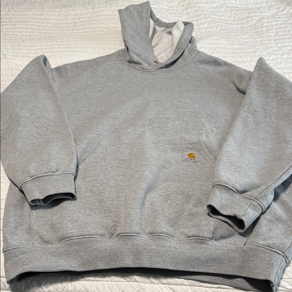 Carhartt Heather Gray Pullover Hoodie
